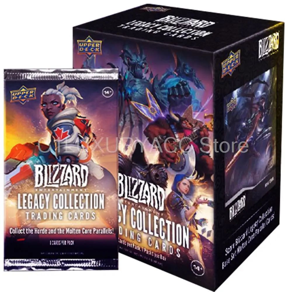 2023 Upper Deck Blizzard Legacy Collection Blaster Trading Cards WOW SC Hearthstone RPM Racing Rare Edition Film Collection Card