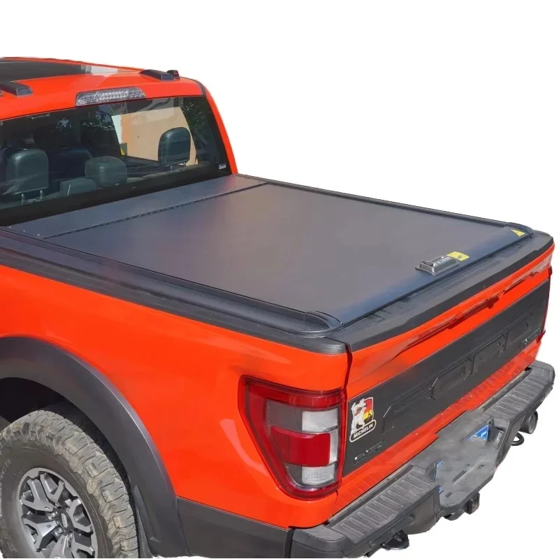Hard Roller Shutter With Handle 4X4 Pickup Truck Bed Tonneau Cover Compatible with F150 Raptor