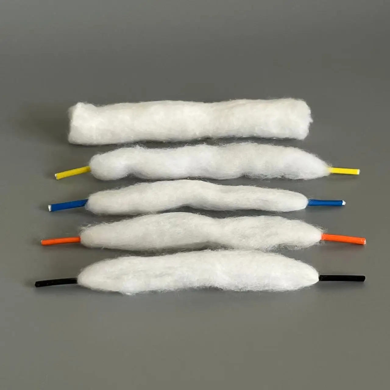 

100pcs-10pcs Length 100/110/120mm Pads/cton Cotton Thread Oil Absorbing Cotton Fuel Pump Filter Element Cotton Gasket Fabric