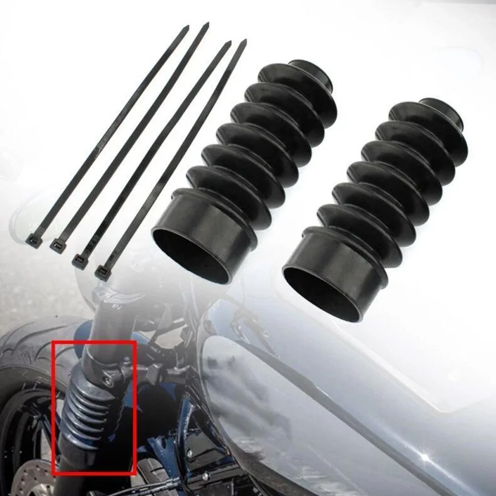 

39mm Motorcycle Front Fork Shock Boots Dust Cover Rubber Gaiters for Harley Nightster 975 RH975 RH 975 2022 2023