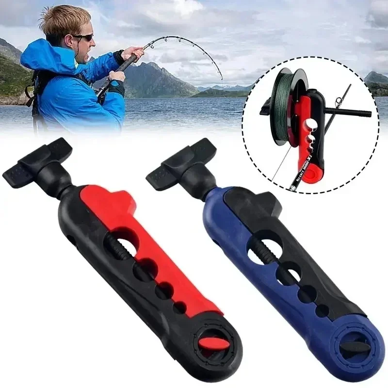 1/2pcs Fishing Line Winder Spool Rod Holder Tools Spooler Machine Spinning Reel Baitcasting Reel Spooling Fishing Equipment