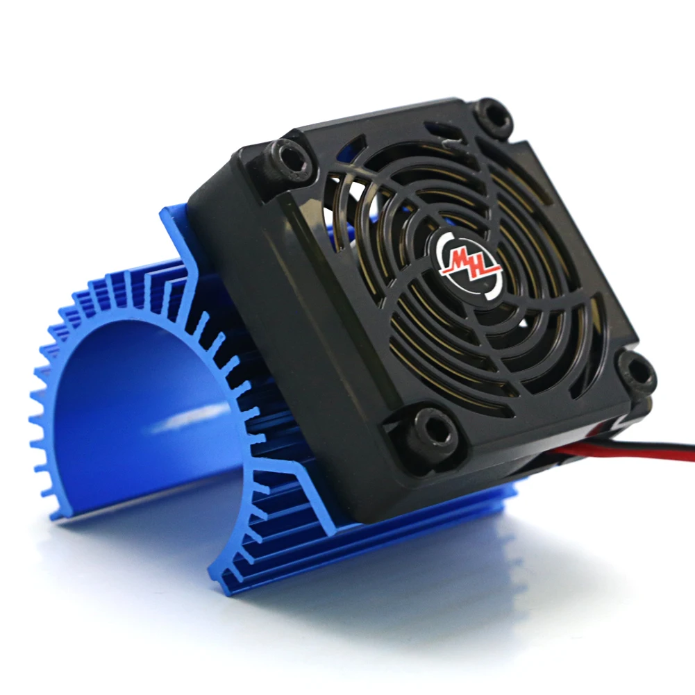 hobbywing 1: 8 RC Car Motor Radiator + 5V cooling fan assembly suit for Hobbywing 4465 3665/3674 motor