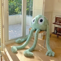 175CM Giant Swag Ferry Plush Green Pink Octopus Alien Monster Toy Stuffed Long Arms&Legs Throw Boyfriend Pillow Room Decor