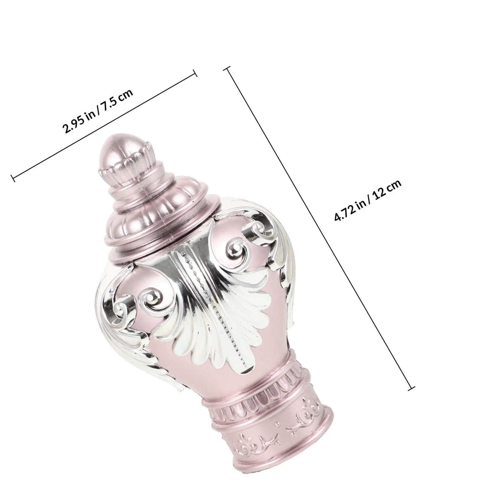 Decorative Curtain Rod Finials Curtain Rod End Caps for Window Curtains Strong Material Easy Remove Install Stylish Home Hotel