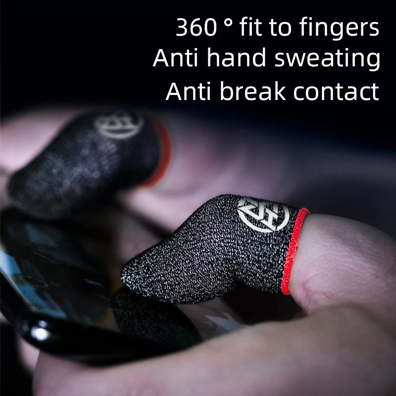 5 Paar Gaming-Fingerhüllen, schweißfest, für PUBG-Gamer, mobile Fingerhandschuhe, atmungsaktive Gaming-Fingerhüllen, Daumenprotektoren für Gamer – Detail 6