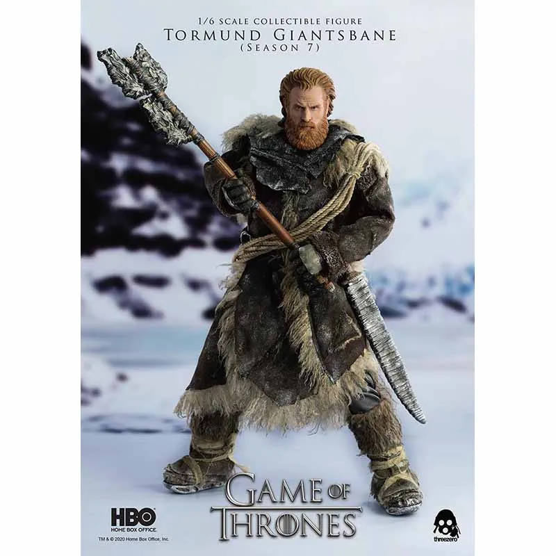 

In Stock Original Genuine Threezero Tormund 3Z0106 A Song of Ice and Fire A Game of Thrones Characters Portrait Model Toy