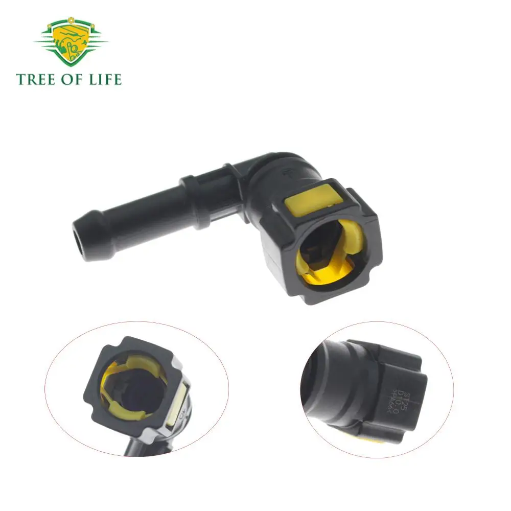 ID10 20805110 90° Fuel Line Hose Coupler Quick Release Connect Connector Fuel Line For RENAULT TRUCKS T SERIES VOLVO view 2