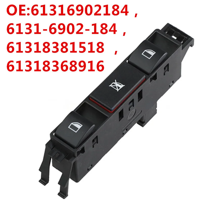 

OE:61316902184, 6131-6902-184, 61318381518, 61318368916 Suitable for 2002-2006 BMW 3 Series E46, 7-pin glass lifter main switch