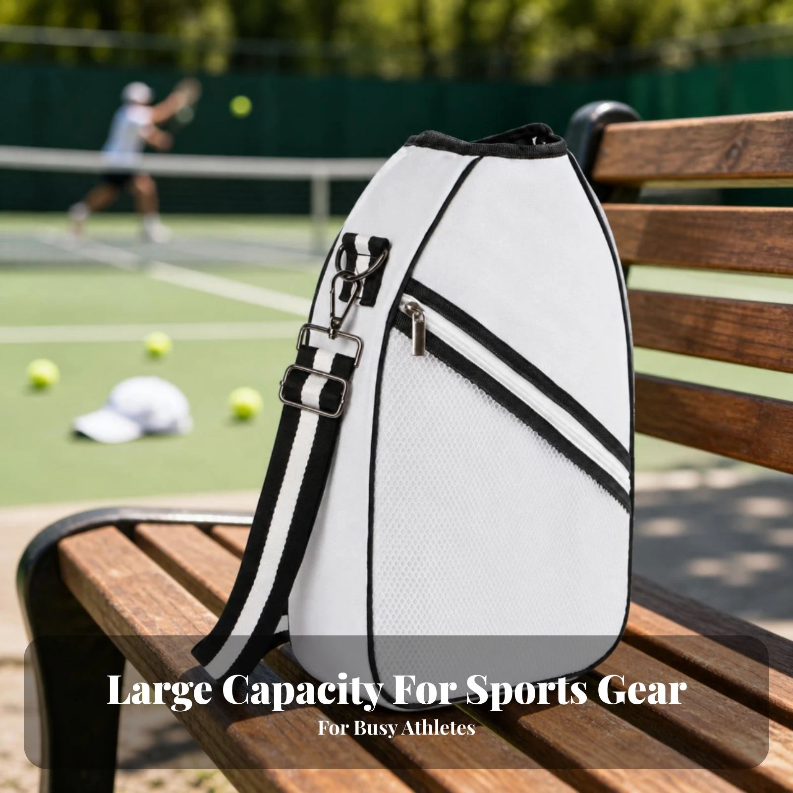 Paddle Storage Bag Textured Material Zippered Paddle Bag Sports Gear Contrast Trim Reinforced Piping