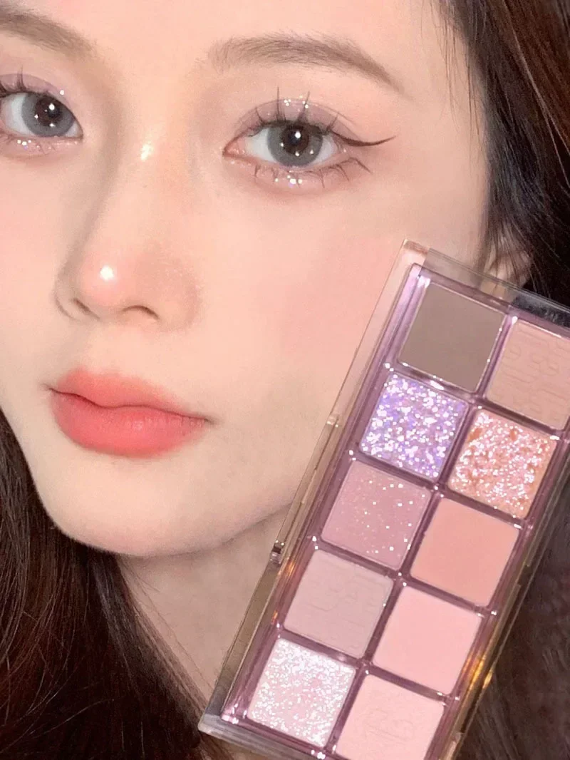 10 Farben Herbst und Winter niedrige Sättigung 10 Farben Lidschatten platte 2022 neue Erd farbe Nische Marke ins Parity Drops hipping