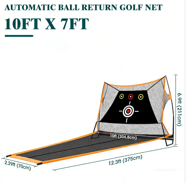 Versatile Multi-Training Quick-Fold Stable Frame Golf Target Practice Net for Youth Adult Playerspromote sales