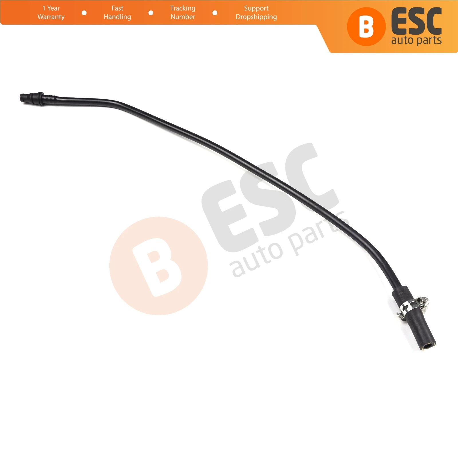 EHC664 Engine Coolant Overflow Cooling Water Hose Vent Tube Breather Pipe  2115011525 for Mercedes E Class W211 OM646 2.1 D