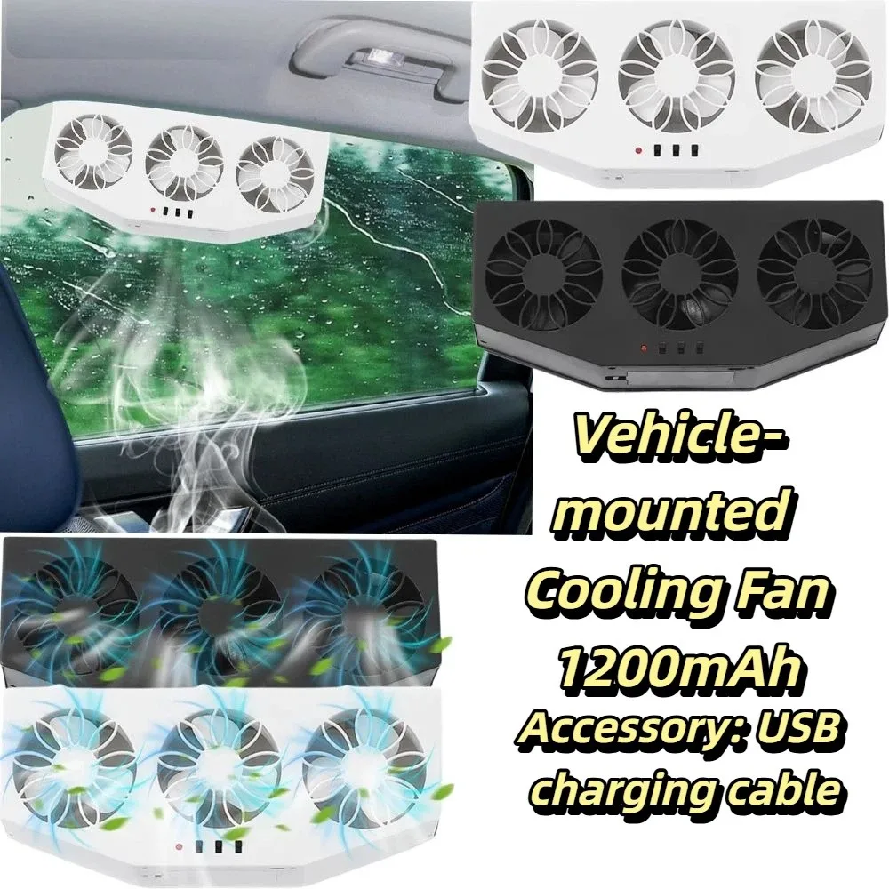 Solar Powered Solar Powered Car Ventilator Low Energy Consumption Eco-Friendly Window Ventilation Fan No Extra Power Supply