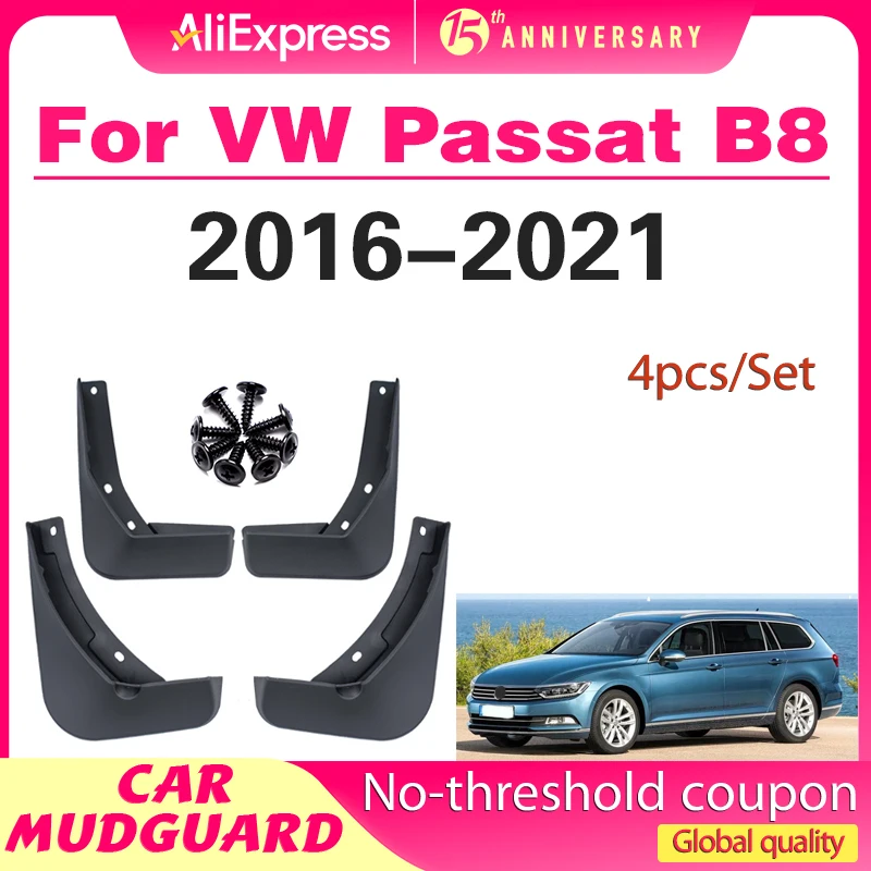 

Set For VW Passat B8 3G Estate Variant 2016 - 2021 Car Mud Flaps Splash Guards Mudguards Front Rear Styling 2017 2018 2019 2020