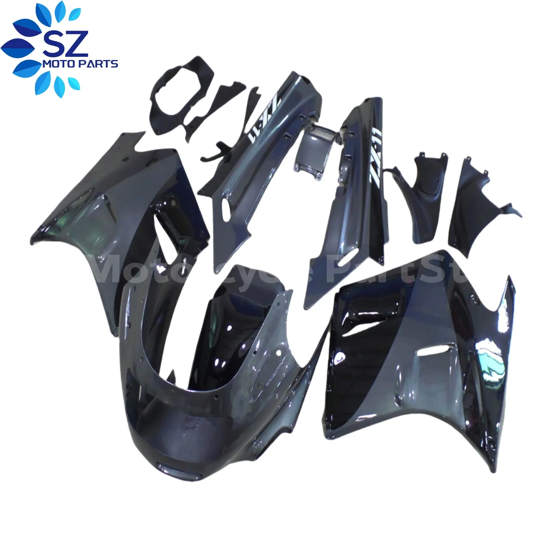 Customized Motorcycle Fairing Kits for Kawasaki Ninja ZZR1100 93-03 ZZR 1100D ZX11 1993 1999 2000 2001 2003 Bodywork Set