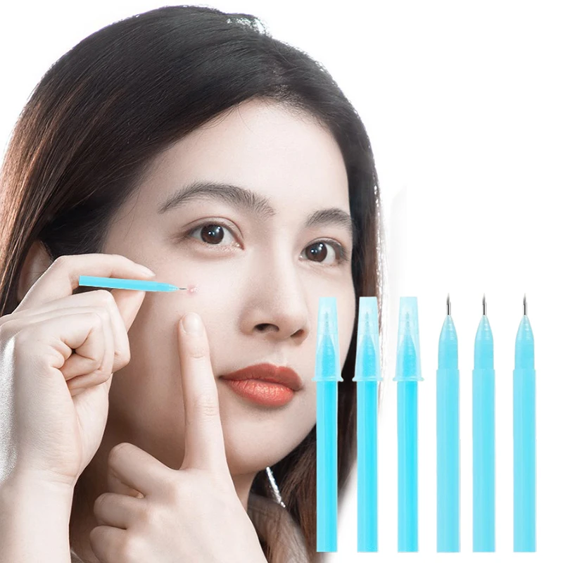 1-Bag Tool S Maat Puistjes Pin Wegwerp Mee-eter Naalden Wegwerp Puistjes Naalden Puntige Tip Mee-eters Smet Remover
