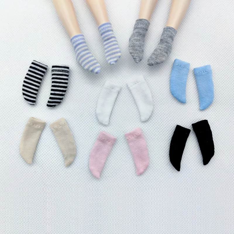 Small Cloth Blythe Baby Clothes Kerr Cotton Socks Ob22 Ob24 Plain Socks 19 Joint Doll Socks