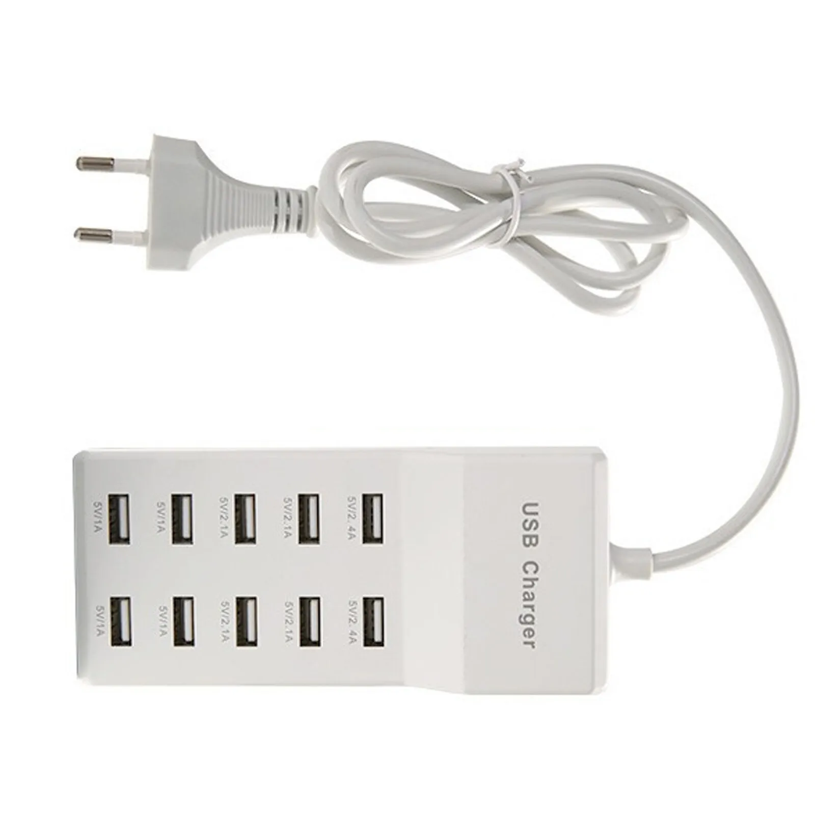 10 Port USB Charging Station 5V Multi USB Charger Hub Wall Fast Charging Power Adapter For iPhone Samsung iPad Tablet Desktop