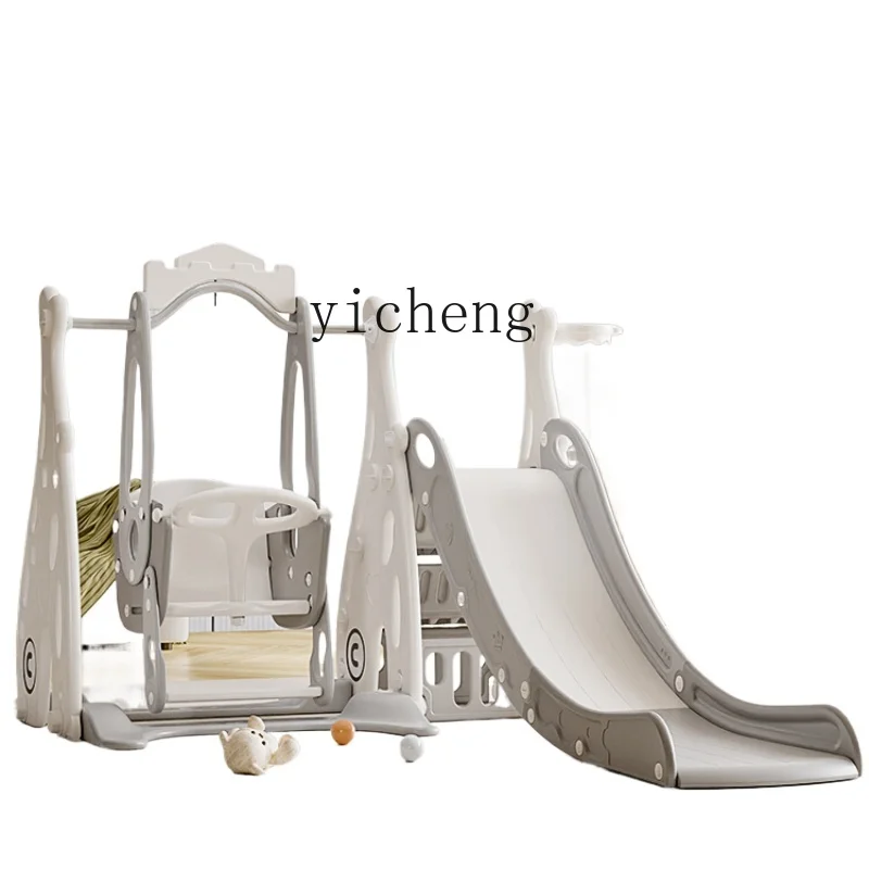 

Tqh Children Slide Indoor Home 2 to 4 to 10 Years Old Small Baby Swing and Slides Two in One