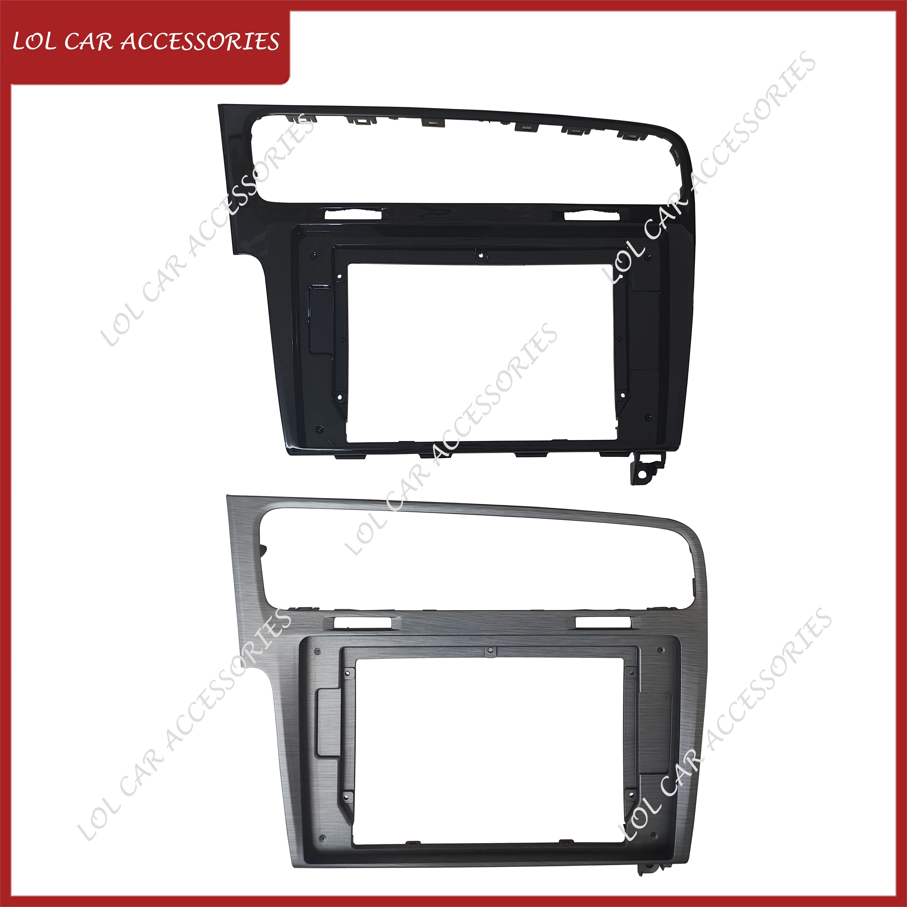 10.1 Inch For VW Volkswagen Golf 7 2014-2020 Car Radio Stereo GPS MP5 Player 2 Din Head Unit Fascias Dash Panel Frame Cover