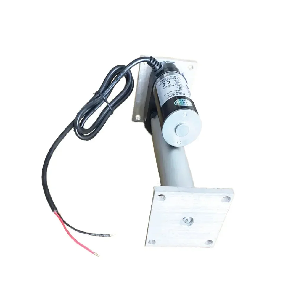 12 v24v 50-1000mm 100 ~ 1200N corsa attuatore lineare motore elettrico telescopico asta di spinta, piastra di supporto quadrata, tavolo di sollevamento