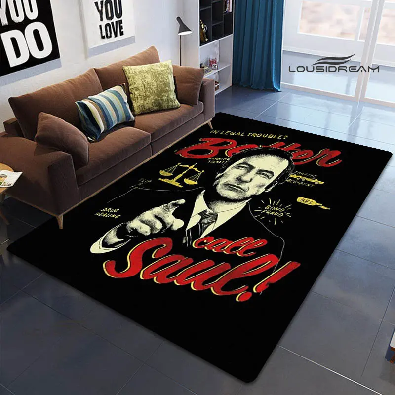 Better Call Saul Printed Carpet Non-Slip Carpets Fashion yoga cushion photography props room decor kawaii rug birthday gift