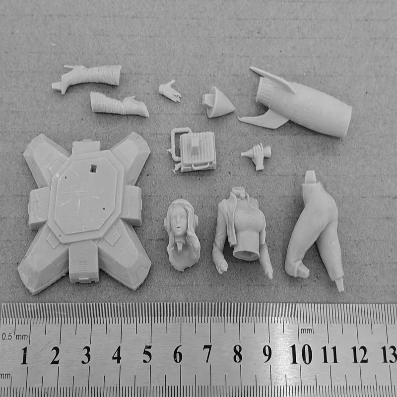 Figura de resina a escala 1/24, Kit de modelo de figura lista para levantarse, bricolaje, 75mm de altura, juguetes de escultura sin pintar sin montar