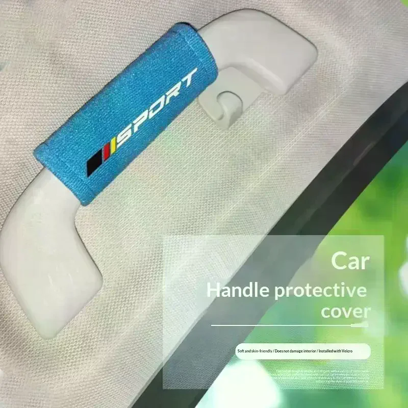 Car Roof Door Handle Protector Car Armrest Cover Fit For Car Use Freely Matched To Decorate Your Car