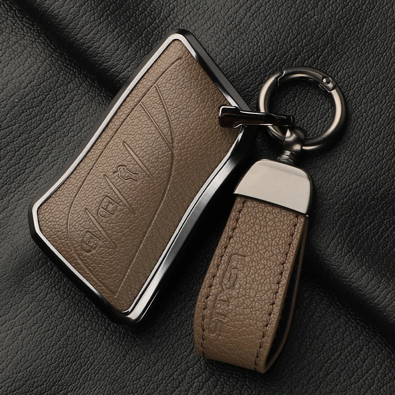 

Alloy Leather Car key case for lexus rx 300 330 350 400h is 250 200 lx 470 570 gx 460 470 ct 200h 2019-2024 IS ES GS RX LX GS GX