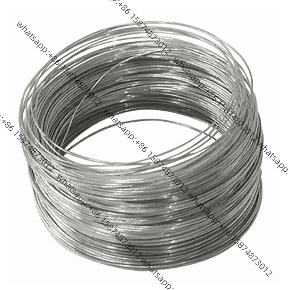 202 301 302 304 304L 316L أسلاك الفولاذ المقاوم للصدأ، سلك مرن من الفولاذ المقاوم للصدأ بسمك 1 مم #6