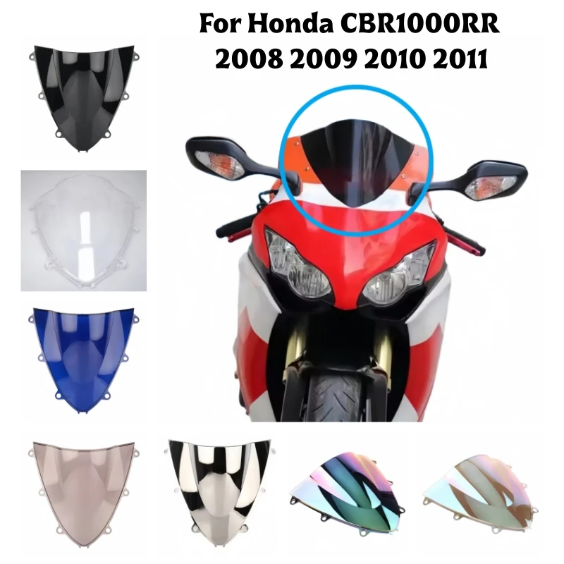 Motorcycle windshield wind deflector fairing For Honda CBR 1000 RR CBR1000RR 2008 2009 2010 2011