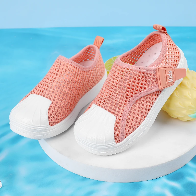 Children's flat shoes casual comfortable mesh slip-on shoes boys girls children candy moccasin loafers low-top toddler shoes