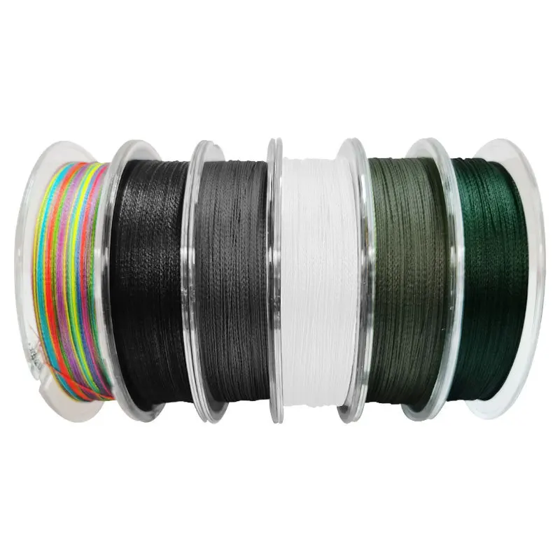 100M  8 Braided PE Fishing Line 0.6-8.0# 3 Colors Smooth Wear-resistant Main Linefor BL30 BL35 Outdoor Lure