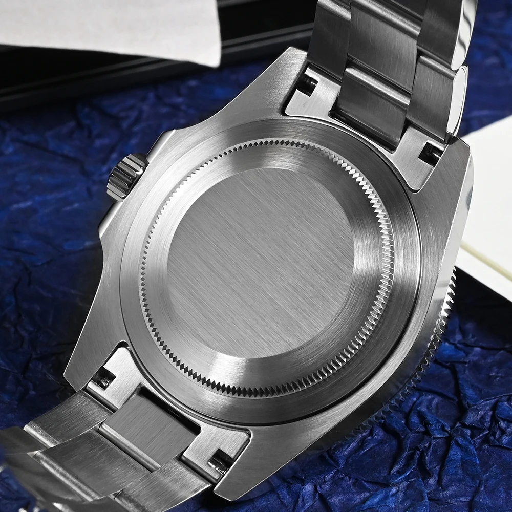San Martin 40mm Acero inoxidable clásico hombres reloj de buceo Japón NH35 zafiro mecánico automático impermeable 300m SN0111