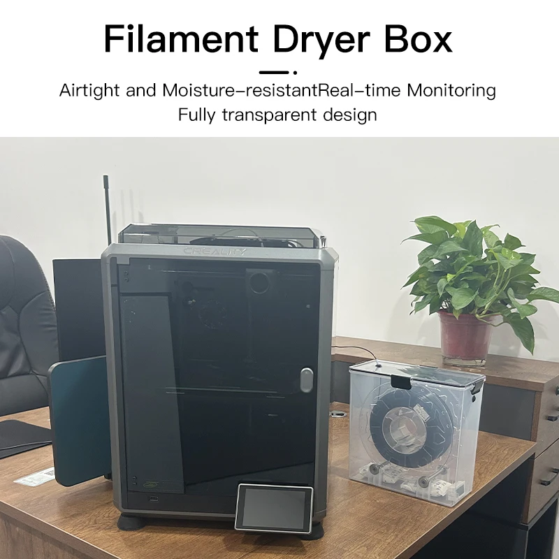 Filament Dry Box Kit 3D Printer Part 1KG Airtight Moisture-Resistant Real-Time Monitoring Keeping Filament Storage Dry Holder