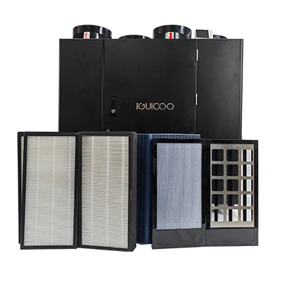 Wall-Mounted ERV Ventilation System Double Energy Recovery,heat Recovery Efficiency