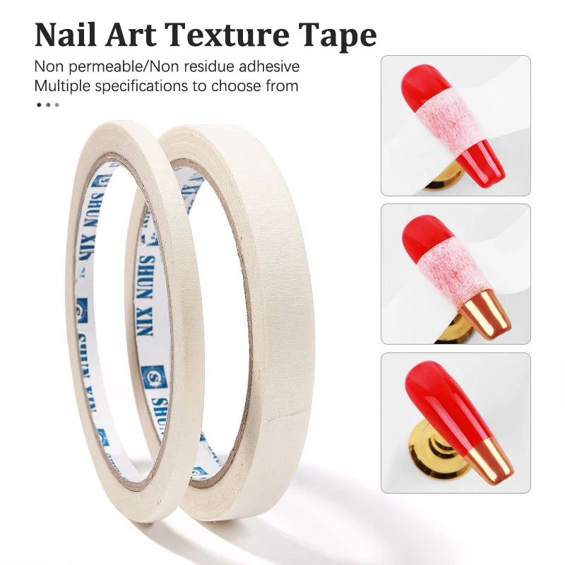 1 Rolle Nagelkunst-Klebebänder, französische Maniküre-Spitzen, Abdeckband, Muster, Nageldesigns, Aufkleber, Klebeband für Nägel, Kunstdekorationen