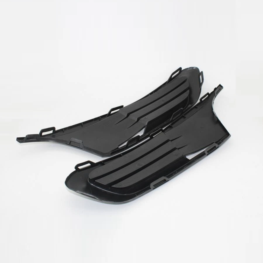 

R1-1Pair Left & Right Bumper Grille Grill Cover Honeycomb Grille Fog Light Lamp Cover For-Jetta MK6 2011-2014 5C6853665