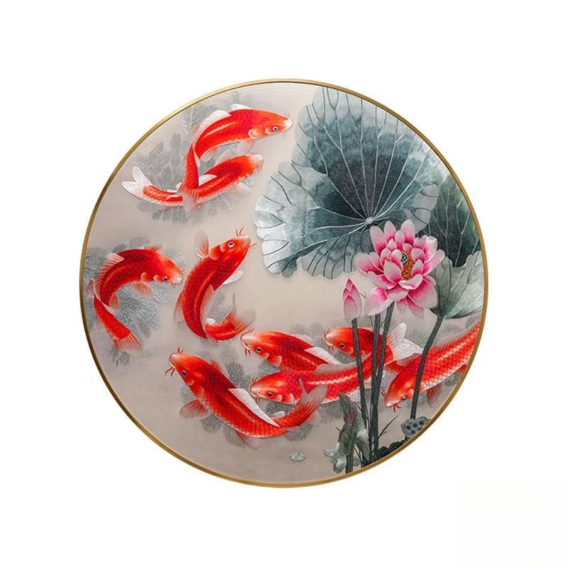 

Handmade Suzhou embroidery has more than one year, new Chinese-style decorative paintings, porch study living room