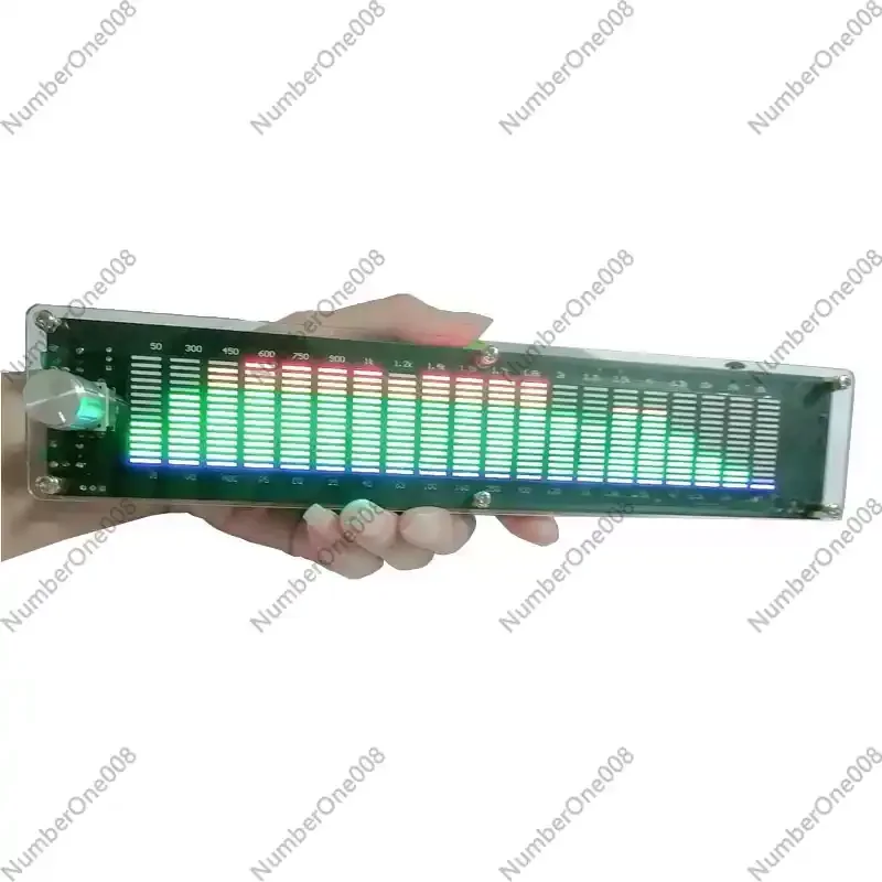 Music Spectrum Dynamic Level Indicator Multi Mode DSP Equalizer EQ Voice Control DC7-24V