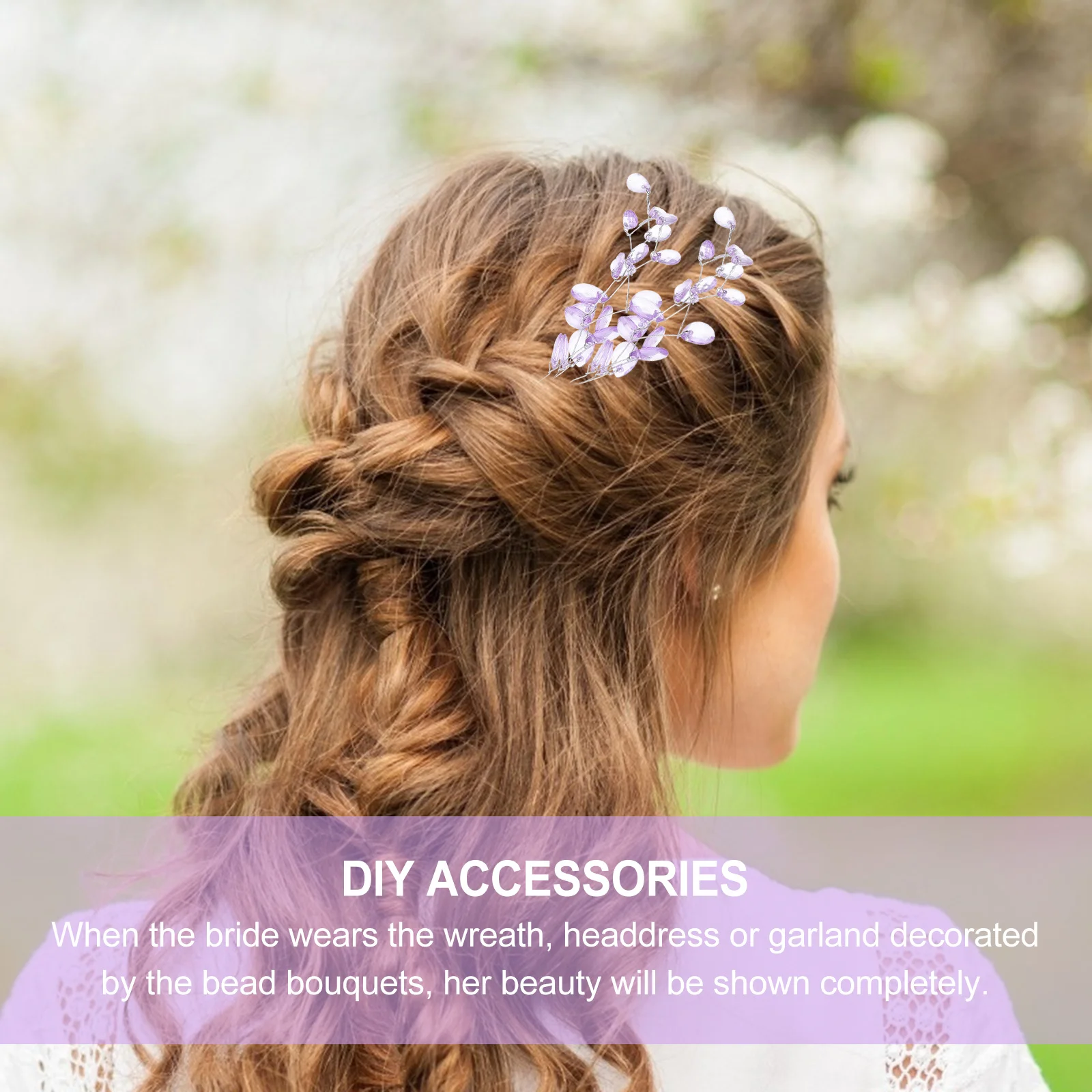 

50Pcs Acrylic Flower Beads for DIY Projects and Wedding Decoration DIY Accessories Wedding Party Decor