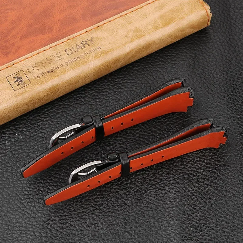 Echtes Leder-Uhrenarmband für Seiko Sportura SNL029P2 SNL021P1 SNA595P2 SNL017P1 Uhrenarmbänder 27 mm x 15 mm Armbandzubehör