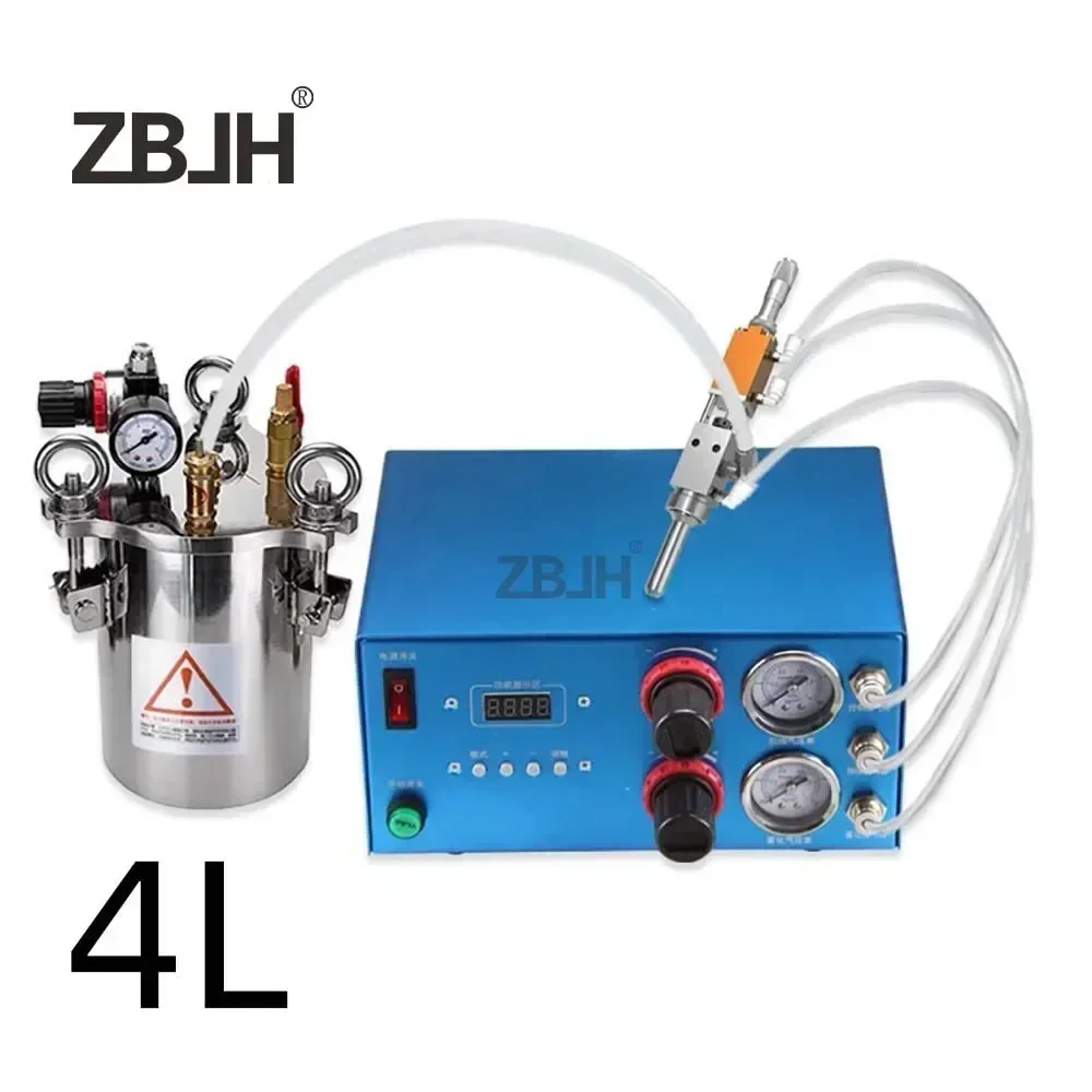 High Frequency Spray Dispensing Set, Includes 4L Stainless Steel Pressure Tank, Spray Valve, Automatic Atomization