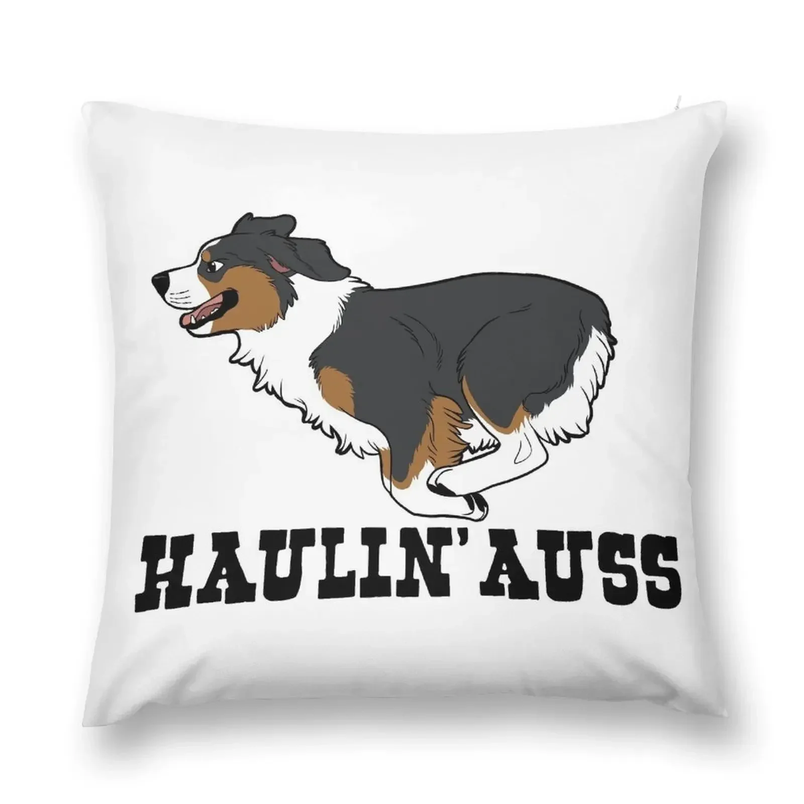 

HAULIN’ AUSS (black tri) Throw Pillow Pillowcases For Pillows Christmas Pillow Pillow Cases