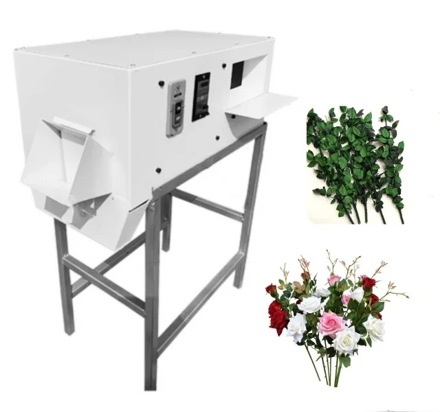 Farm florist rose processing machine flower thorn removal machine rose leaf removal machine