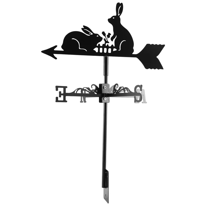 Animal Iron Wind Vane,  Weather Vane, Roof Weather Vane Wind Direction Indicator Roof Decoration Accessories