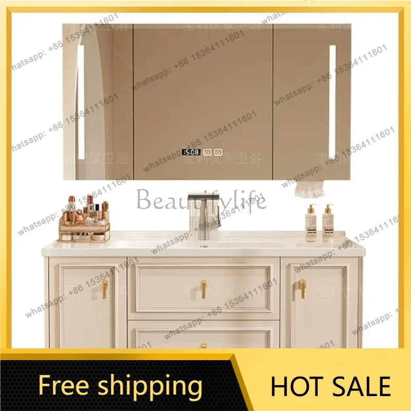Unique Design Bathroom Cabinet Hang Drawers Modern Space Saving Storage Cabinet Display Luxury
