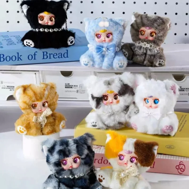 جديد مم الحليب الحلوى شقي القط صندوق أعمى تمثال رائعتين ألعاب من نسيج مخملي حقيبة سحر زخرفة الزخرفية لهدية عيد الحب