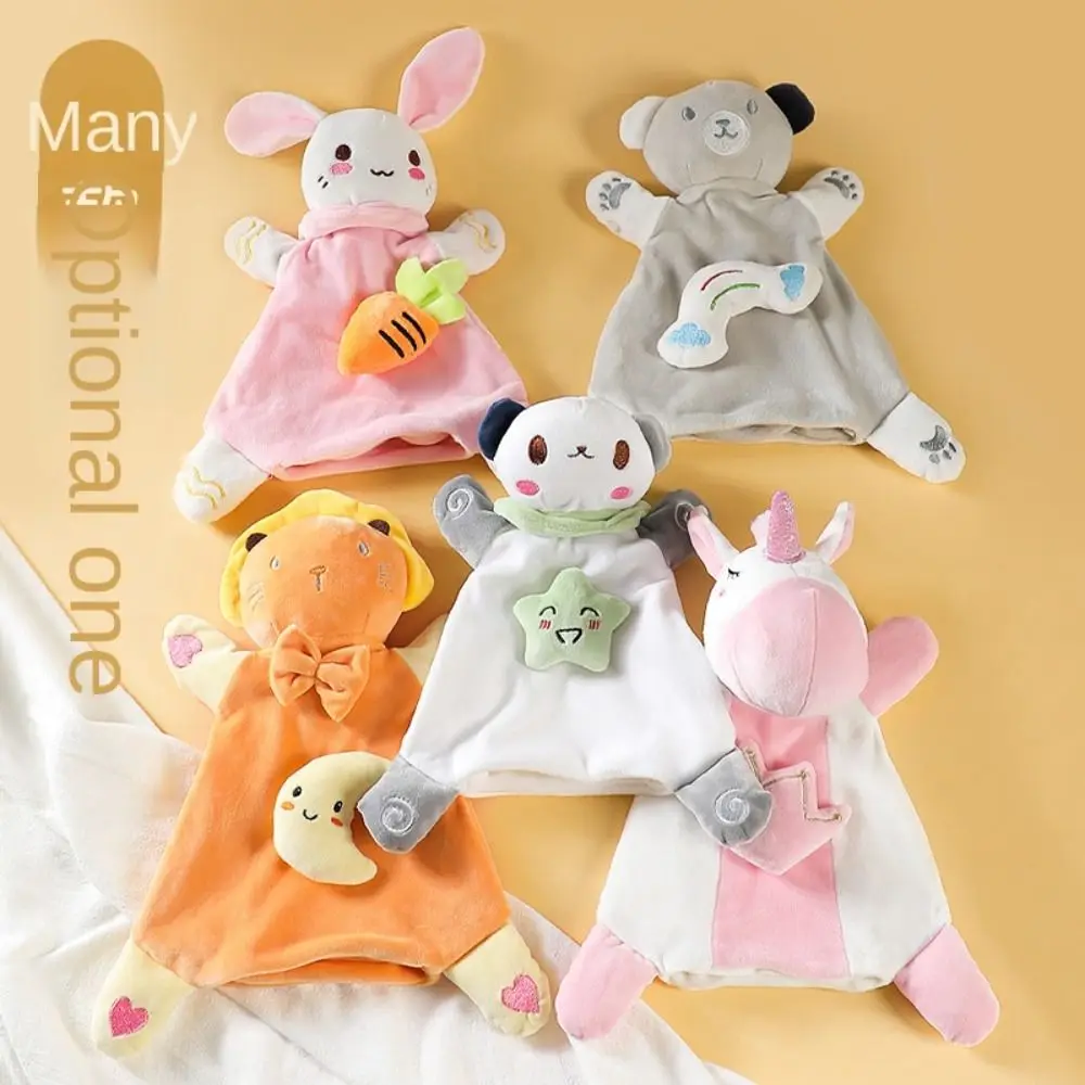 Animal dos desenhos animados animais fantoche brinquedos de pelúcia pano adorável fantoches de mão para animais interativos animais de pelúcia mão fantoche de dedo