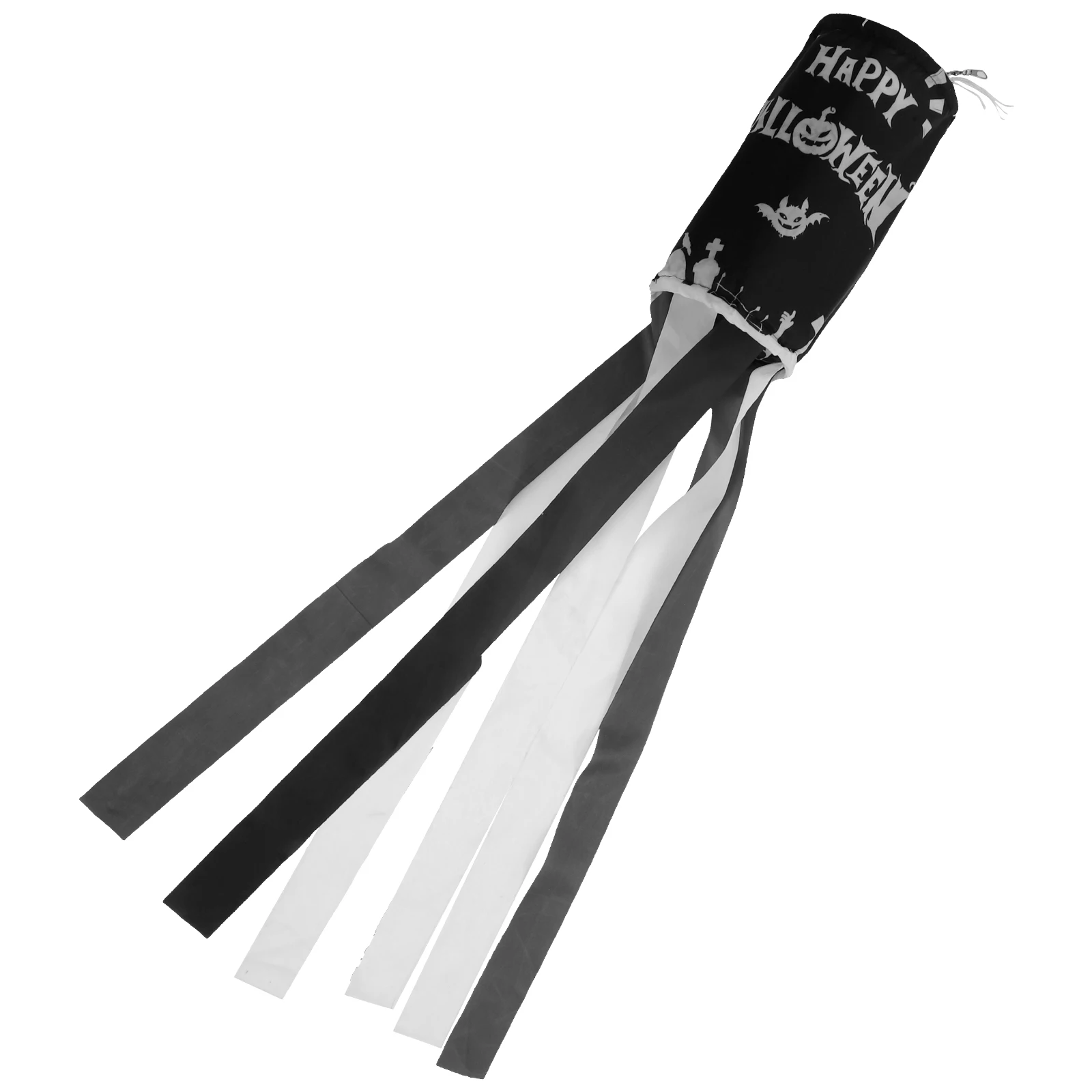 

Halloween Ghost Flags Outdoor Decorative Garden Hanging Wind Sock Spiral Banner Supplies Lightweight Polyester
